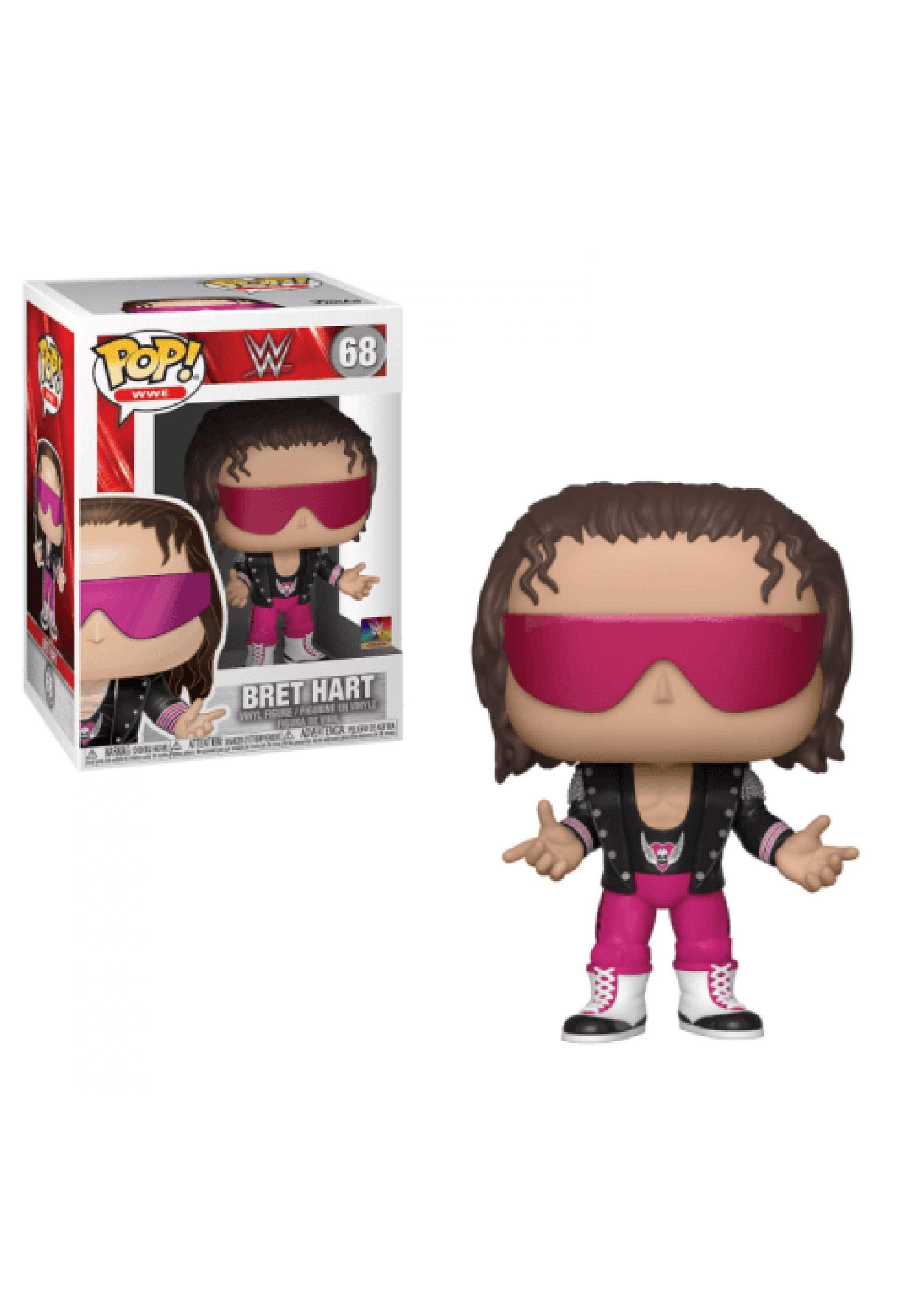 FunkoPOP! Vinyl: WWE - Bret Hart - (with Jacket) - Collectable Vinyl Figure - Gift Idea - Official Merchandise - Toys for Kids & Adults - Sports Fans - Model Figure for Collectors and Display