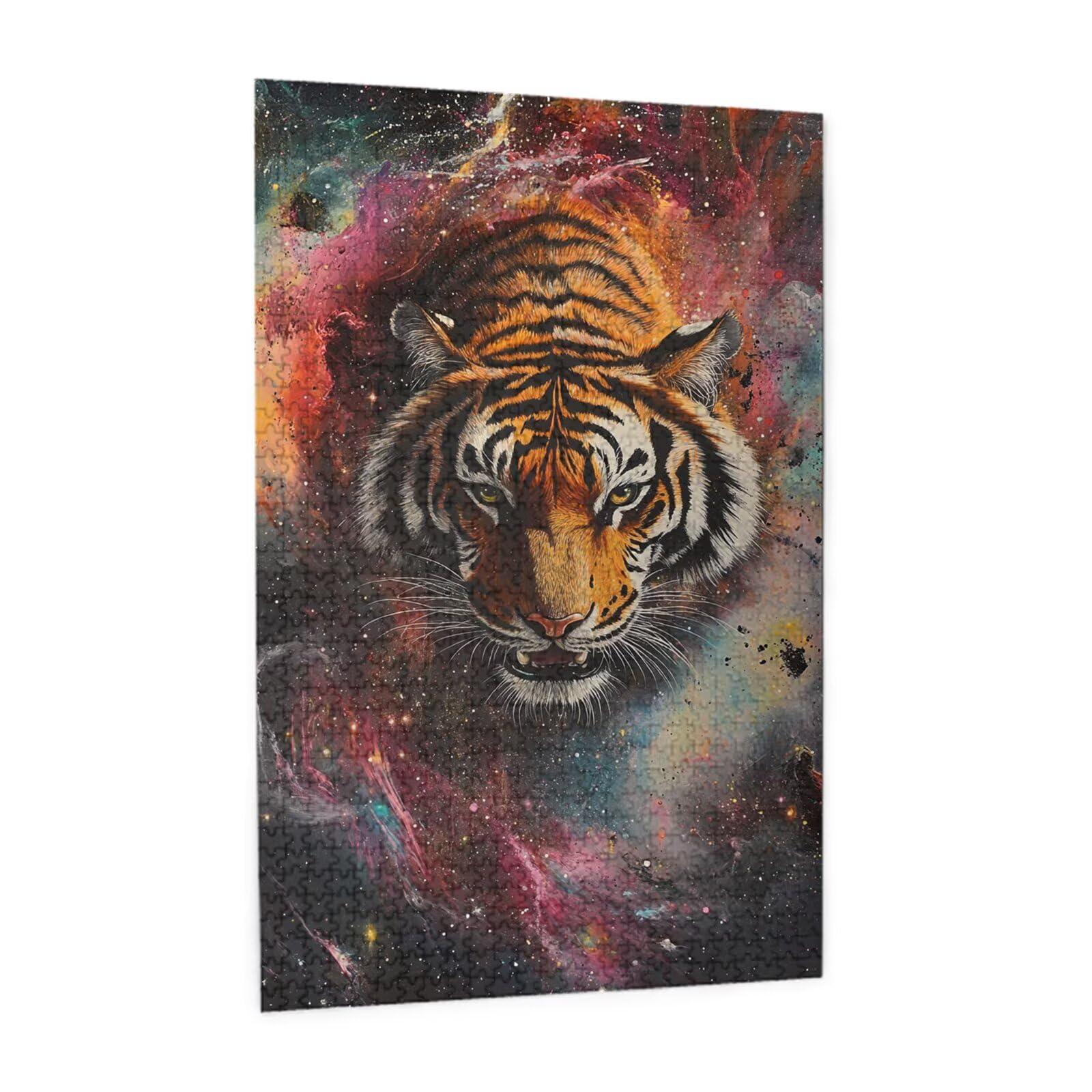 Puzzle Tigre Puzzle 2000 Piezas,Animal Rompecabezas Desafiante,Juego Puzzles Adultos,Impresión de Alta Definición Colorido Puzzles Madera con Caja de Regalo,Home Decoration,Regalo Mujer,p1276t