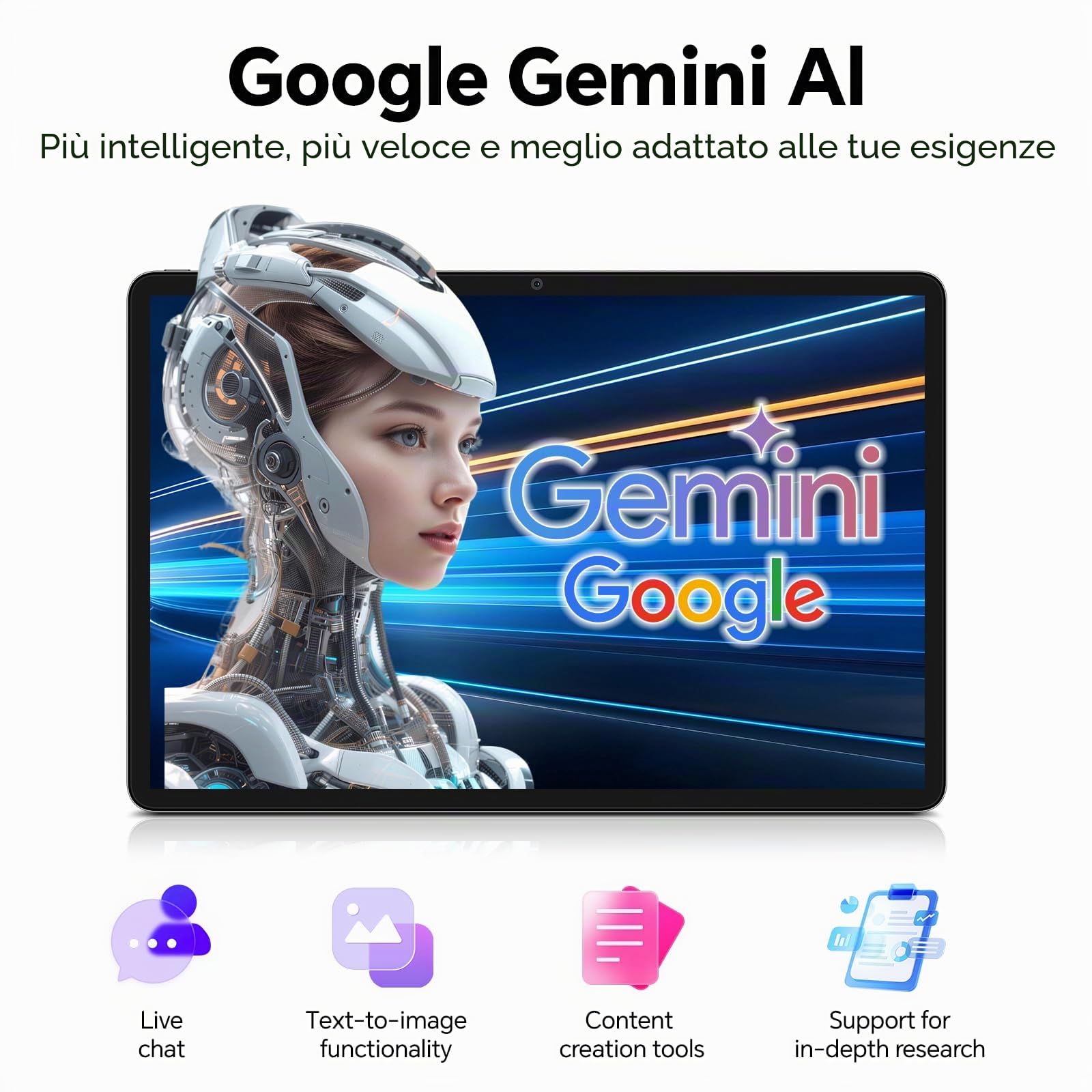 TECLAST T65 13.4" 120Hz Android16 4G Lte, 2.2GHz 26GB+128GB 13+5MP | Doppio SIM 5G WiFi, Octa-Core, Widevine L1 1080, BT5, GPS, OTG