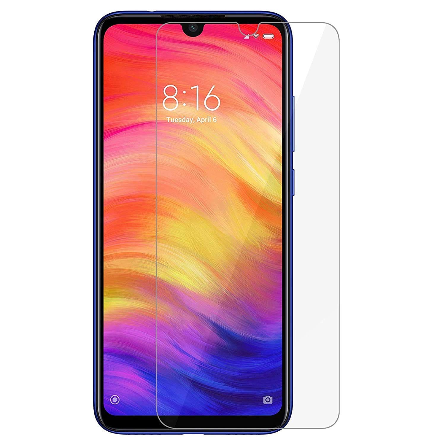 Royal Rajotiya Full Screen Coverage Except Edges Tempered Glass for Xiaomi Redmi 7/Note 7/Note 7 Pro/Y3 with Easy Installation kit (Transparent) - Pack of 1-image-38