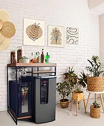 Aparador Bar para Adega e Cervejeira Ferro Industrial e Mdf