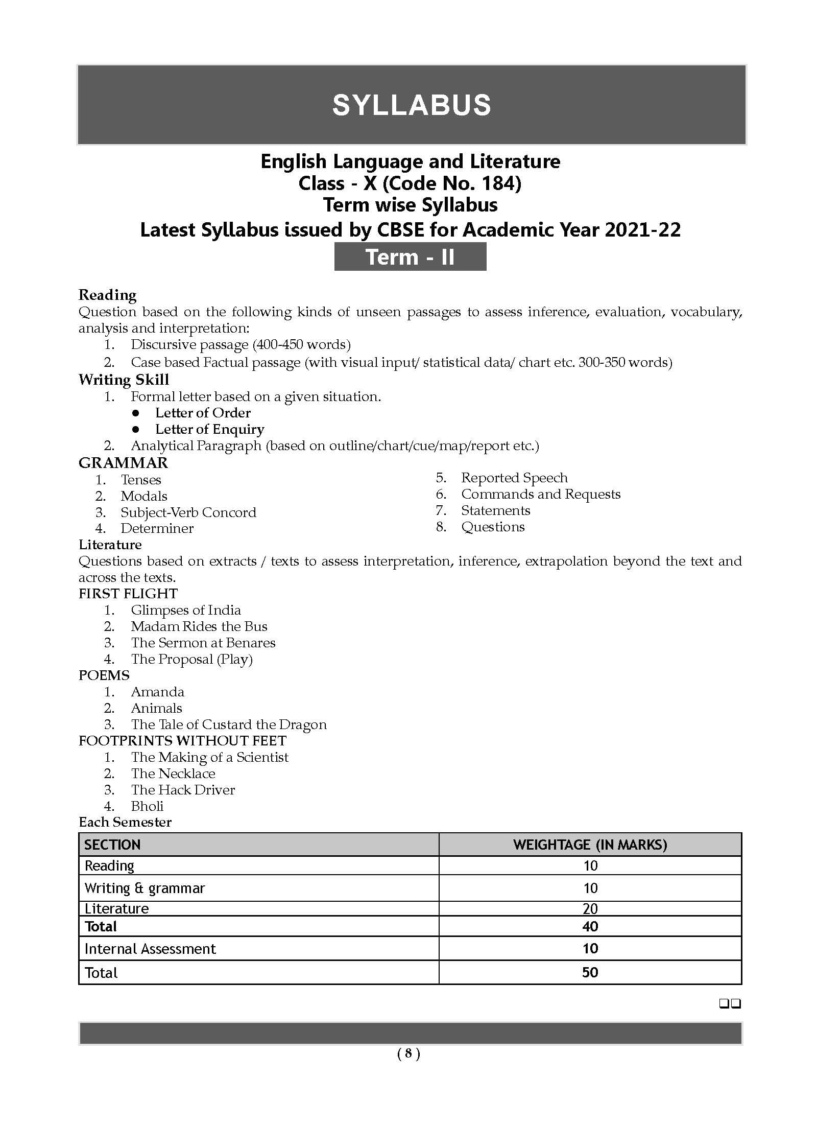Oswaal CBSE Term 2 English Science Social Science & Math Standard Class 10 Sample Question Paper (Set of 4 Books) (For Term-2 2022 Exam) Free Access Code For Oswaal 360 2