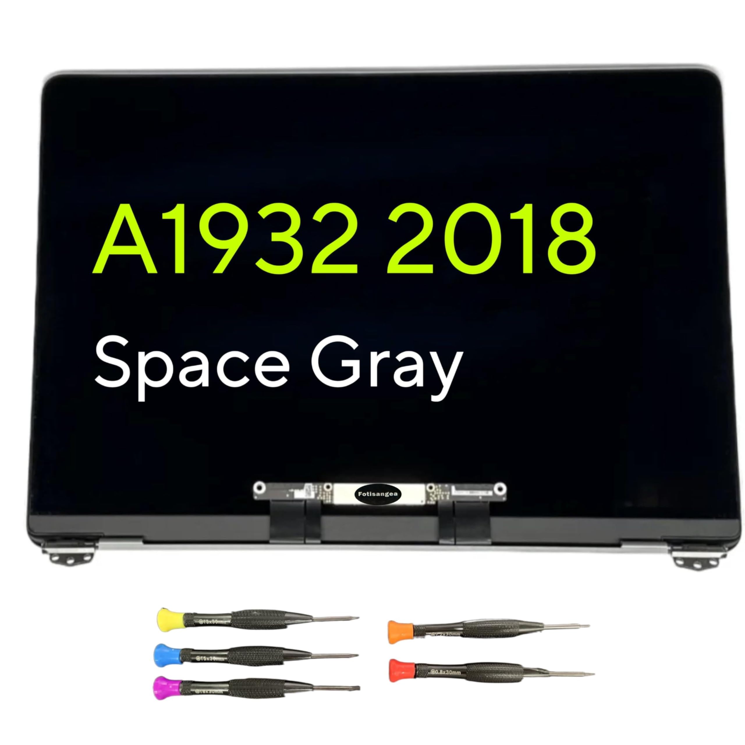 A1932 Screen Replacement for MacBook Air Retina A1932 2018 LCD Screen Assembly EMC 3184 MVH82LL MRE82LL/A MVH82 (Space Gray)