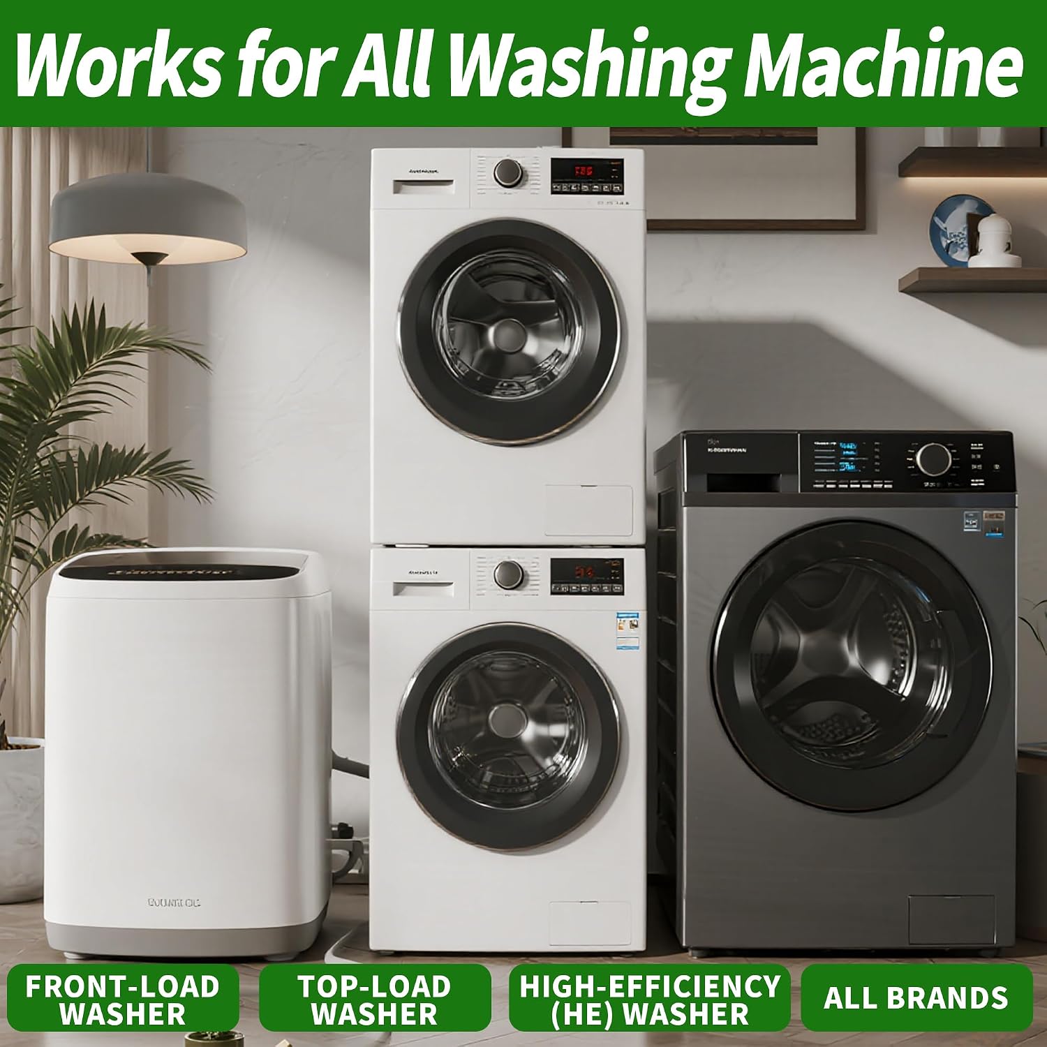 Washing Machine Cleaner Tablets 12 Pack - Deep Cleaning Tablets