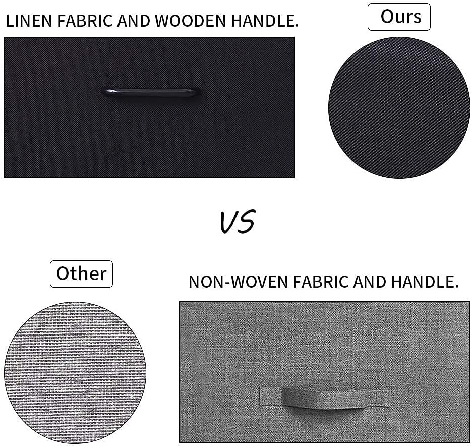 New Product EKNITEY 3 Drawers Nightstand, Small Dresser Chest Sturdy Side End Table with Fabric Drawers and Wheels for Bedroom, Living Room, Office, Closet