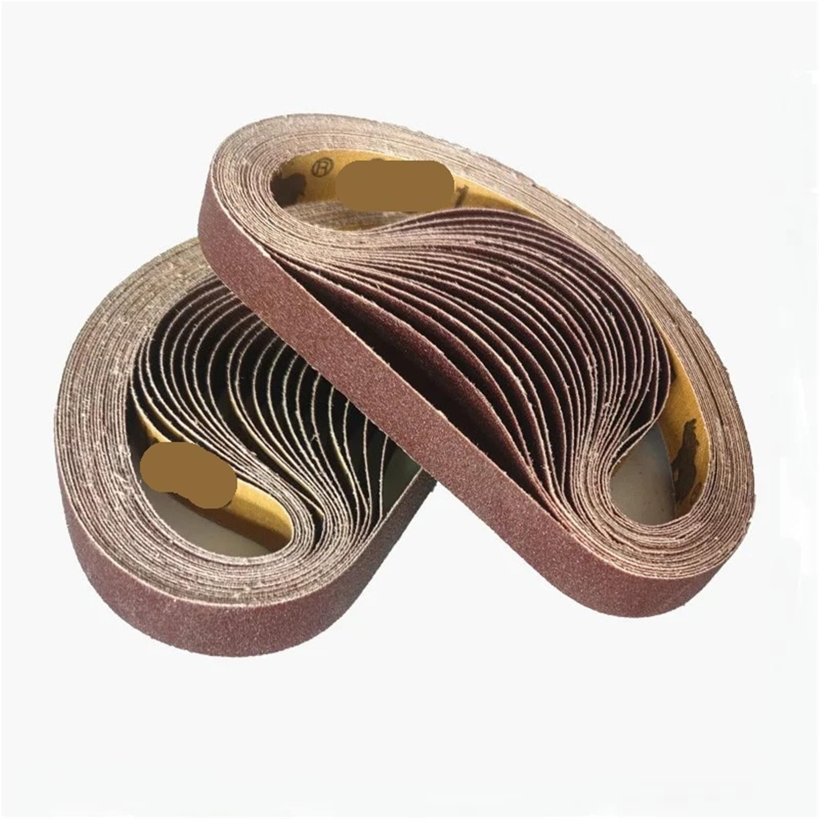 ZUOAHBDT Sander Belts Set, Aluminum Oxide Sand Belts 10pcs 762x25mm Multi Grit Wood Soft Metal Grinding Polishing(P120)