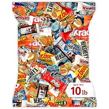 Chocolate Assorted Bulk Candy - 10 LB Chocolate Candy Variety Pack - Bulk Chocolate, Milk ChocolateCandy, Dark ChocolateCandy - Bulk Candies Mix - Variety Pack - Father's Day