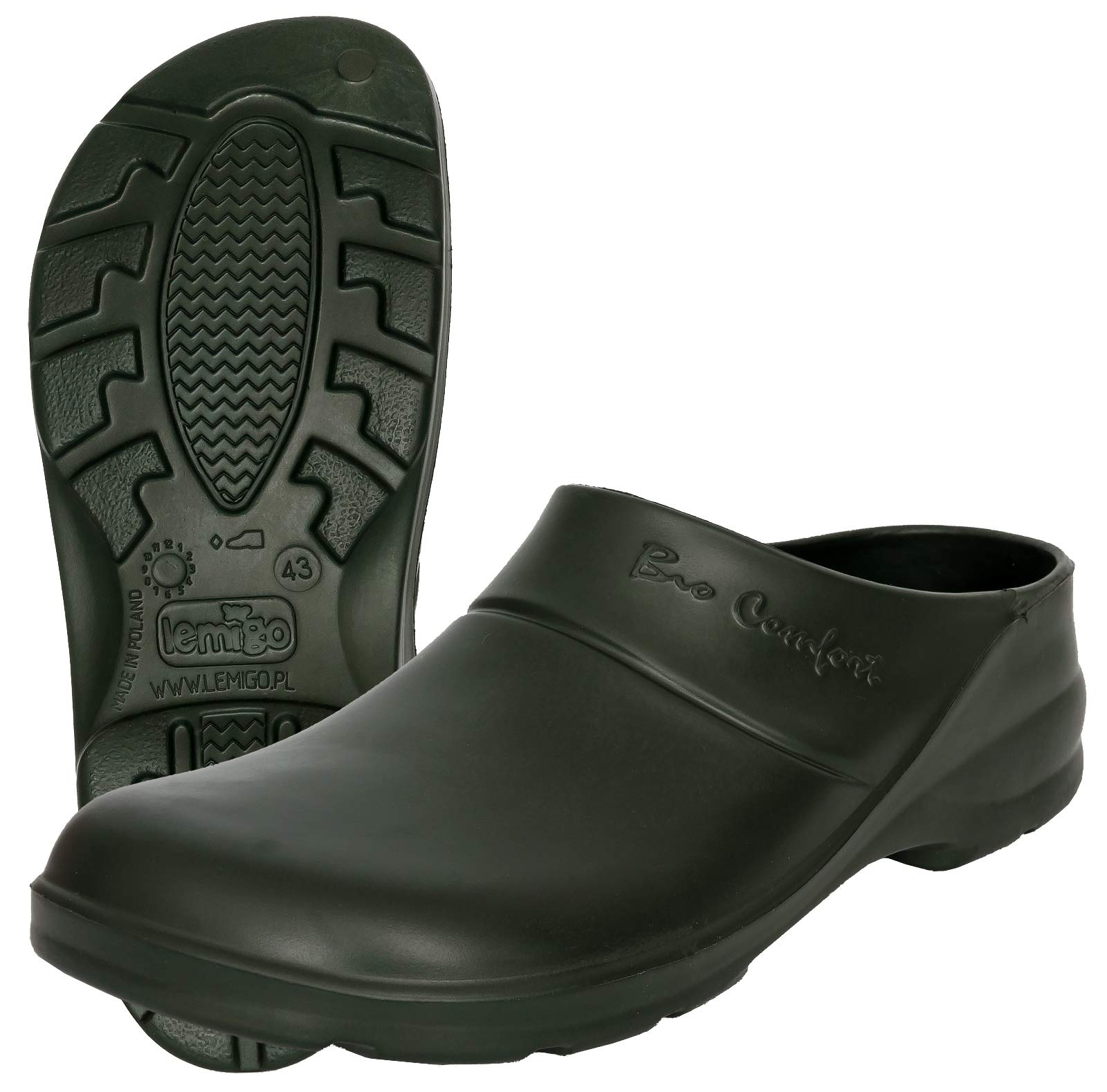 Lemigo Garden Clogs Shoes Shoes Garden Shoes Green Size: 3.5-14.5