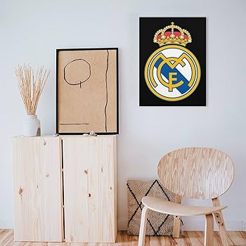 Amazon.co.jp: アートパネル レアルマドリード 装飾画 30x40cm モダン