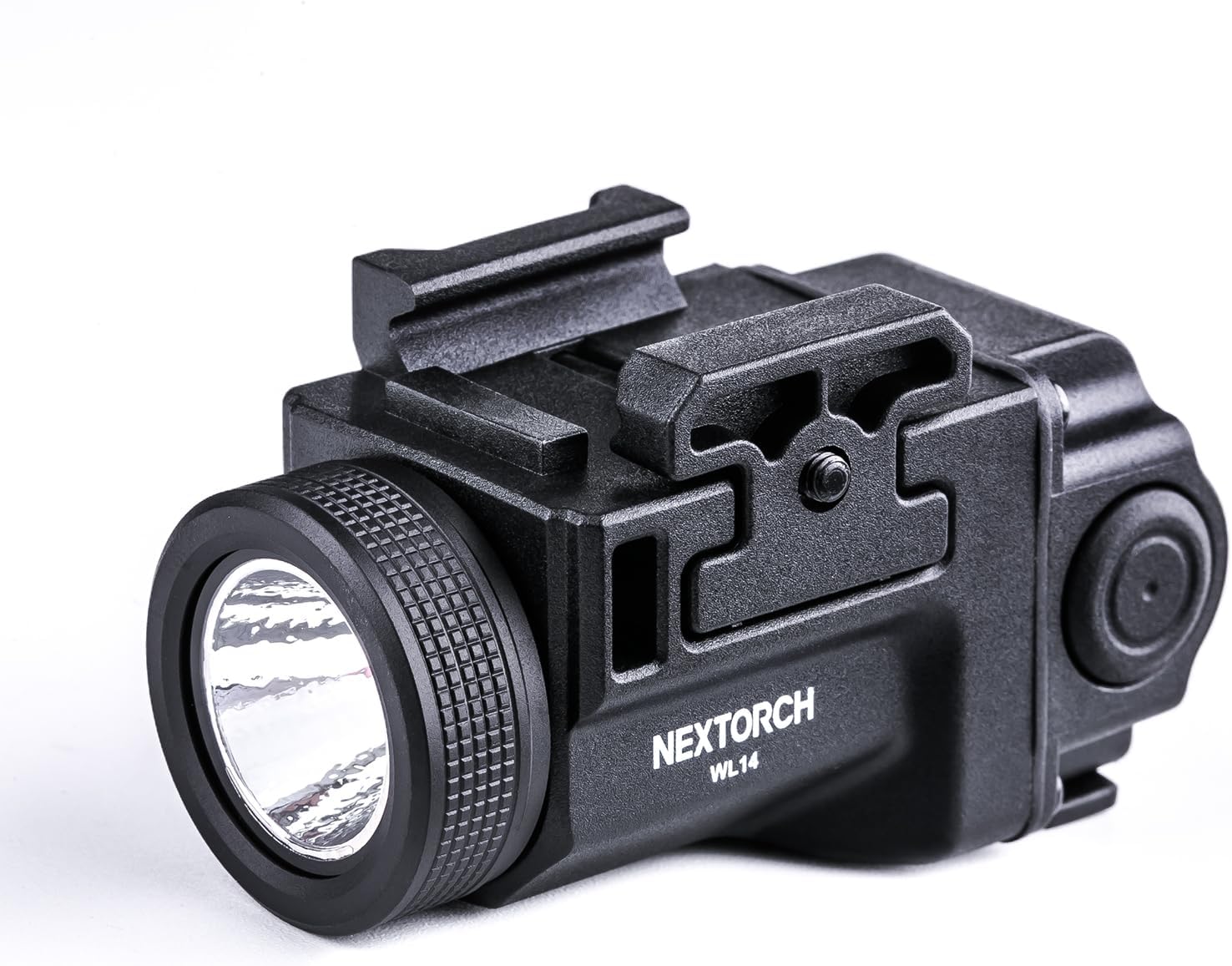 NEXTORCH WL14 500 Lumen Rechargeable Tactical Pistol Light – Compact, USB-C, Left-Right Controls, Quick-Mount for Home Defense & CCW