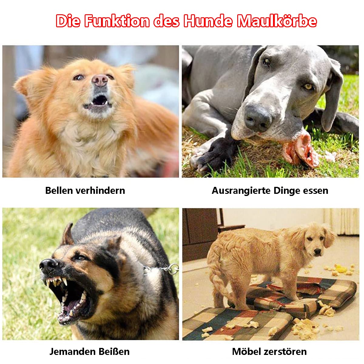 SHULLIN Leather Dog Muzzle for Small Dogs Brown, S - Image 4