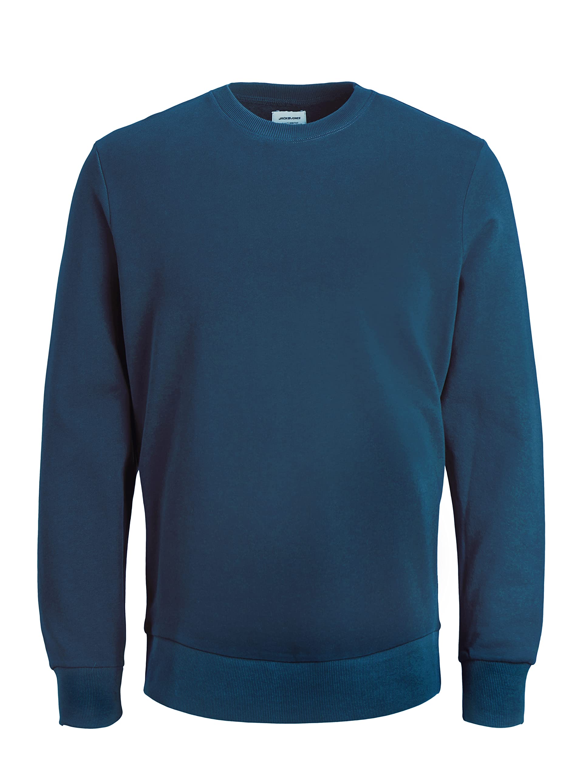 JACK & JONES Men's Jjeholmen Sweat Crew Neck Noos Pullover, Blue (Insignia Blue/Reg Fit), XXL
