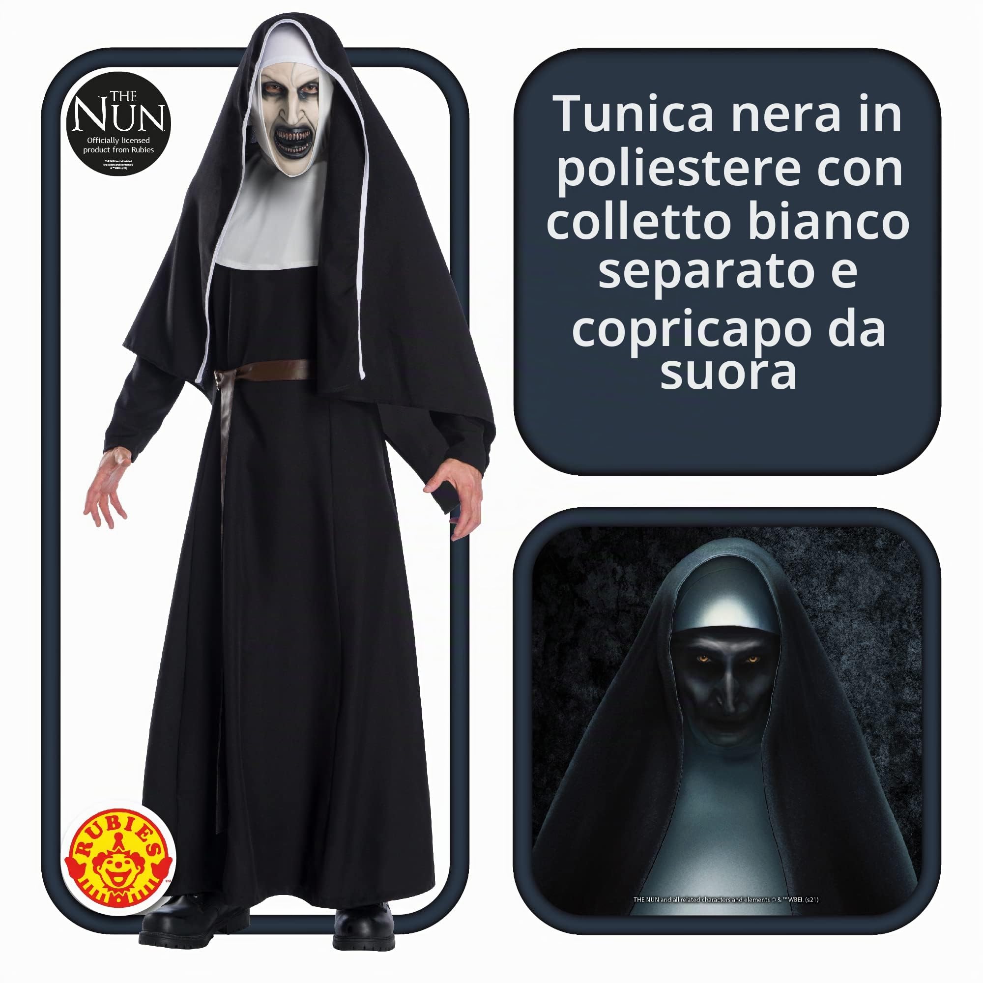 Adult Deluxe The Nun Fancy Dress Costume