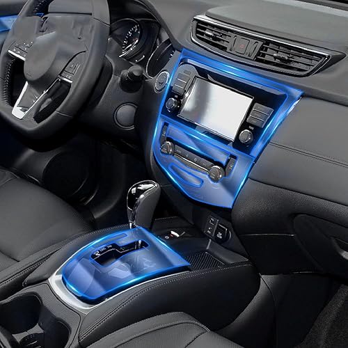 Consola central para interior del automóvil, película protectora de TPU transparente, película protectora antiarañazos, accesorios para Nissan