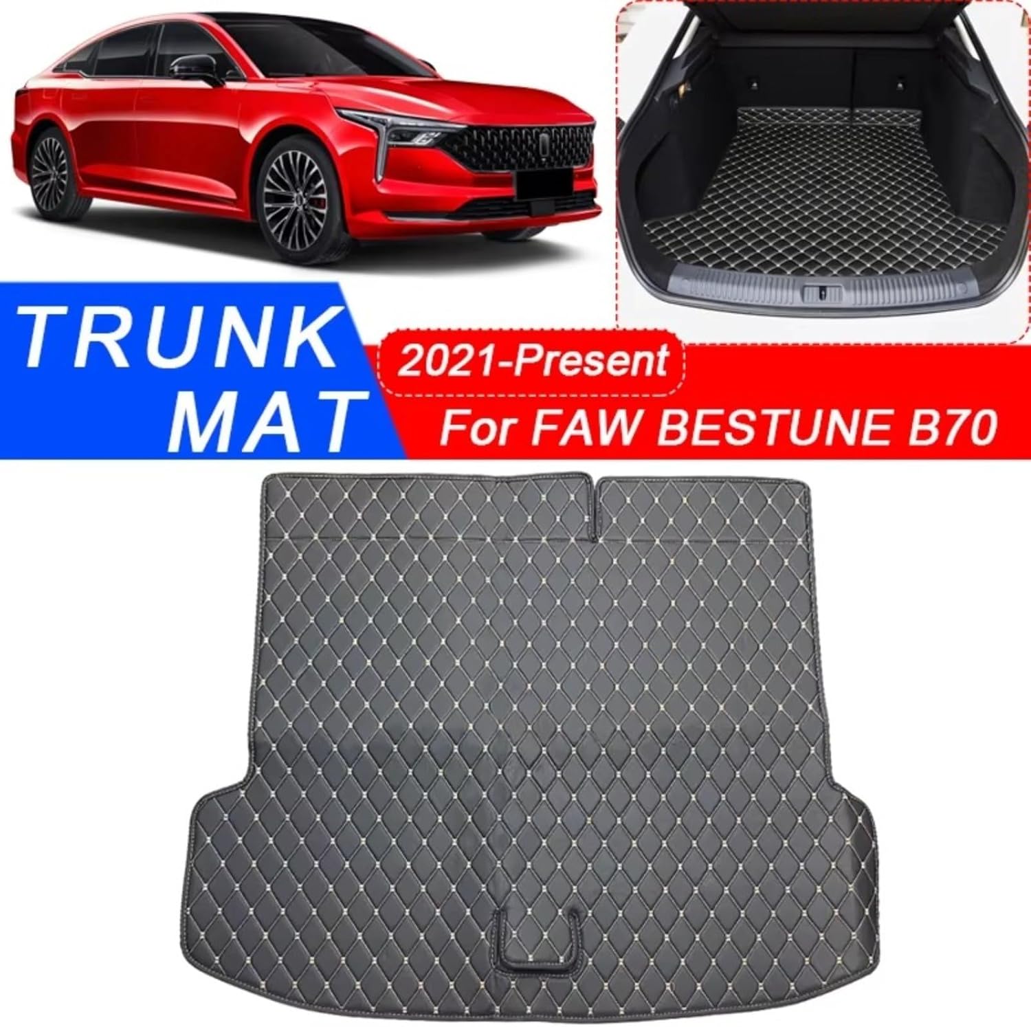 Trunk mat installed in FAW BESTUNE B70