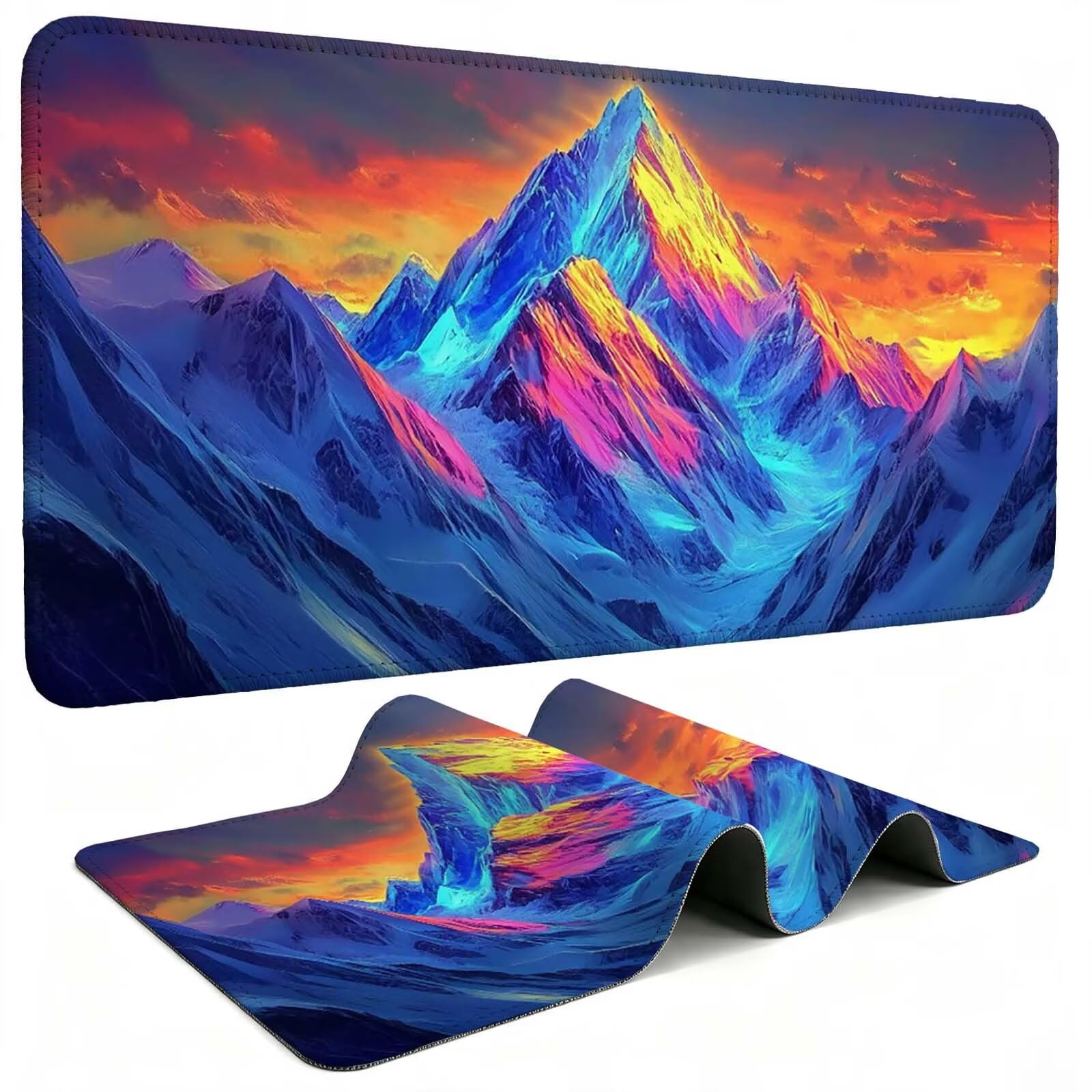 Tapis de Souris Gaming, Couleur sous Main Bureau XXL 900x400cm g811g-469