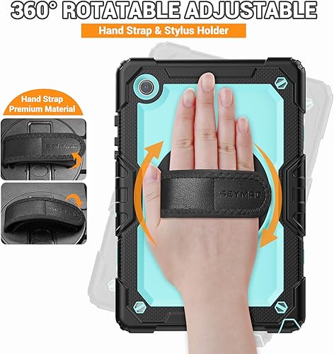 Miniatura 131 de SEYMAC Funda para Samsung Galaxy Tab S10 Lite/S10 FE/ S9 FE/ S9 5G (10.9''/11''), resistente a prueba de golpes con protector de pantalla, soporte