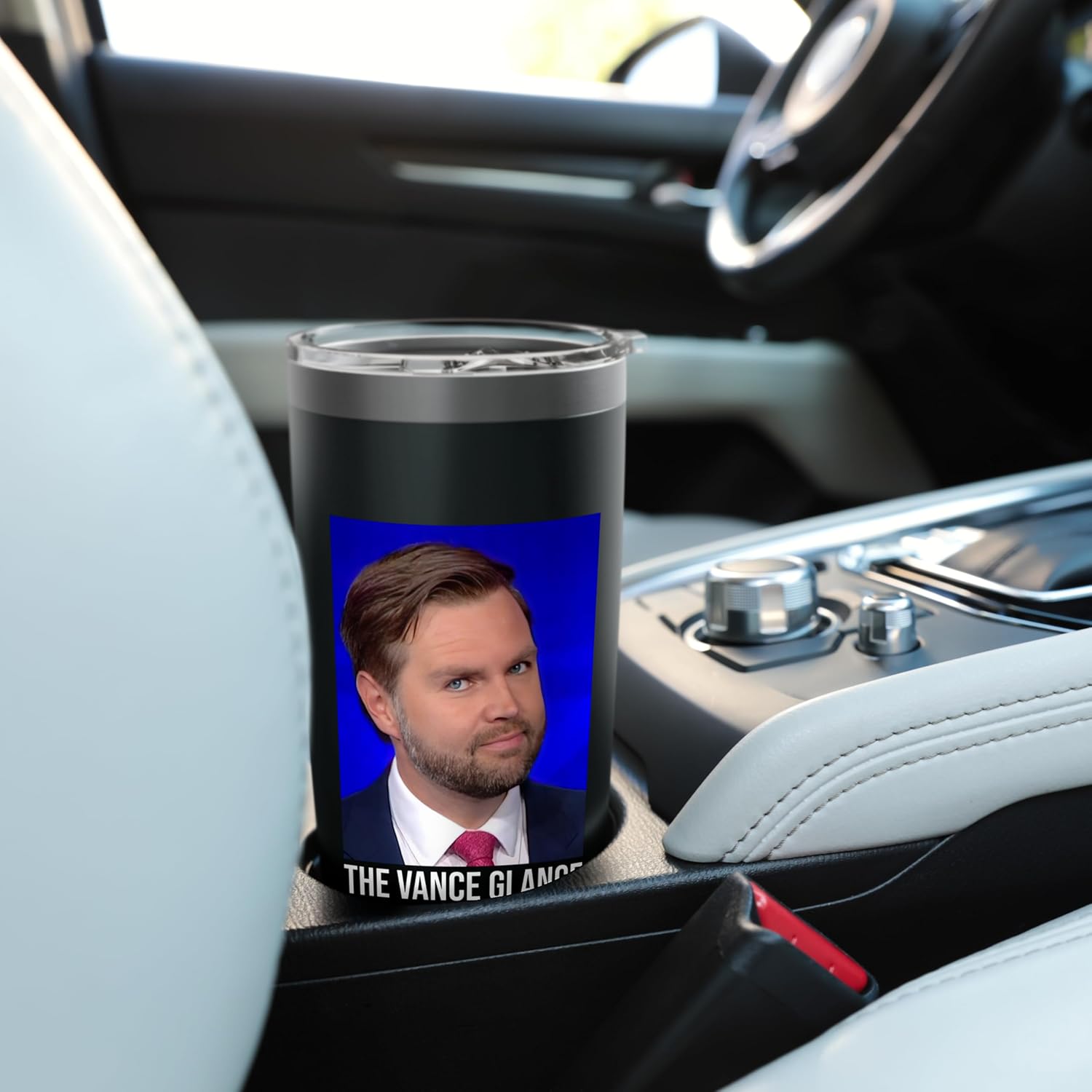 The Vance Glance - Funny JD Vance Stainless Steel Insulated Tumbler - Image 6