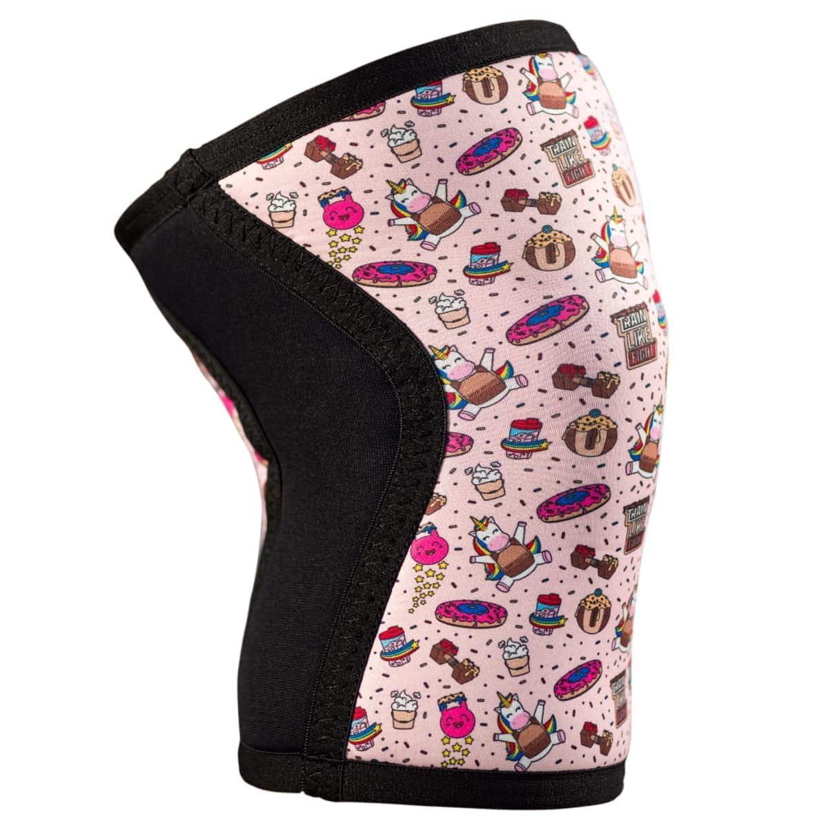 TRAINLIKEFIGHT Rodilleras Rainbow Cookie Attitude (X-Small, soft pink)