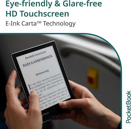 PocketBook Verse E-Reader | Eye-Friendly 6'' E-Ink Carta™ HD Touchscreen | Adjustable SMARTlight | Up to 1 Month of Battery Life | WiFi & Memory Card Slot | E-Book Reader in Bright Blue - 2