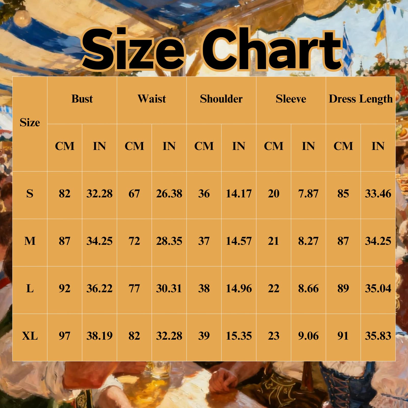 maxToonrain Women's Oktoberfest Outfit German Beer Bavarnian Dress Traditional Puff Short Sleeve Halloween Costumes for Womens(Bubble Sleeve Purple,XL) - Image 2