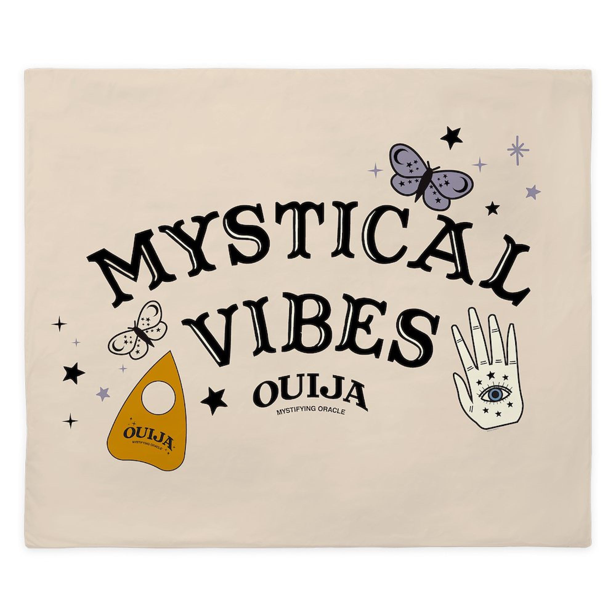 CafePress Ouija: Mystical Vibes King Duvet Cover, Printed Comforter Cover, Unique Bedding