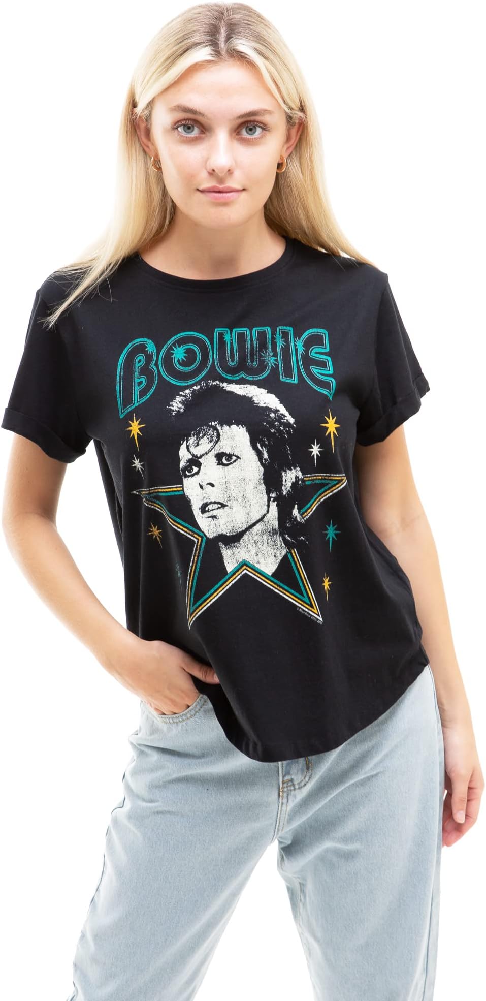 Cotton SoulStar - Ladies Fashion T-Shirt - Black - XLG