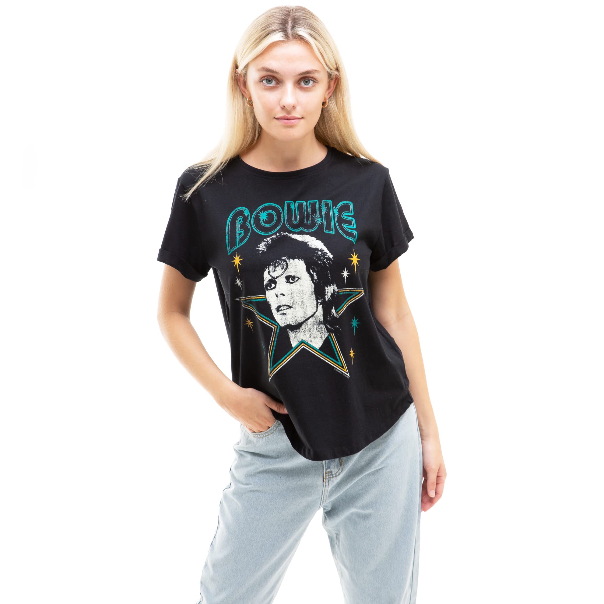 Cotton SoulStar - Ladies Fashion T-Shirt - Black - XLG