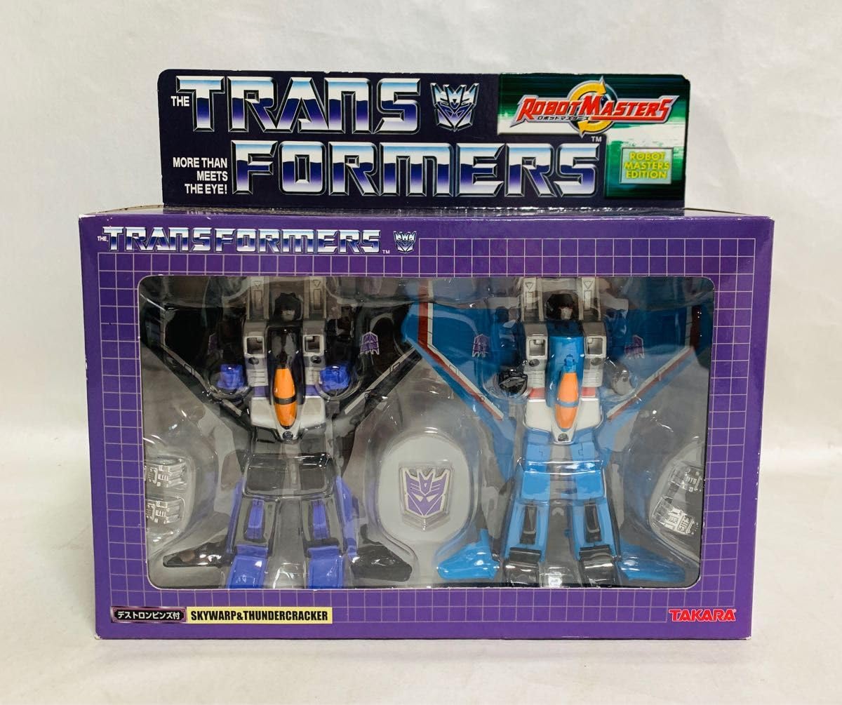 トランスフォーマー　ロボットマスターズ　スカイワープ　サンダークラッカー Amazon.co.jp: トランスフォーマー スカイワープ サンダークラッカー