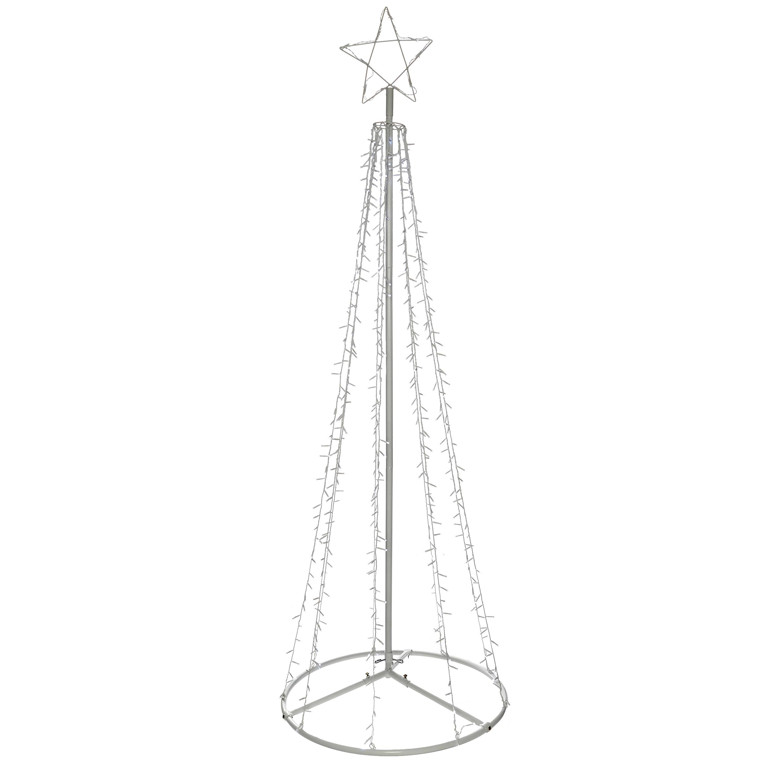 Buy WeRChristmas PreLit LED Waterfall Pop Up Christmas Tree, 200 cm