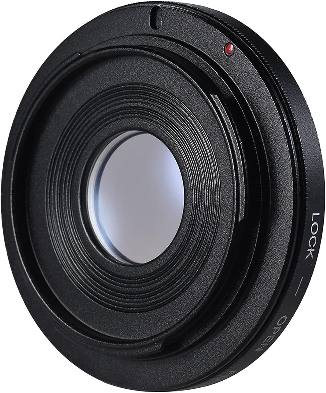 Lens Adapter,FD-EOS Lens Mount Adapter Camera Lens Adapter Ring with Optical Glass Focus Infinity FD Lens to EOS EF Mount Body for 450D 50D 5D 5D2 500D 550D 600D 650D 6D 70D 700D