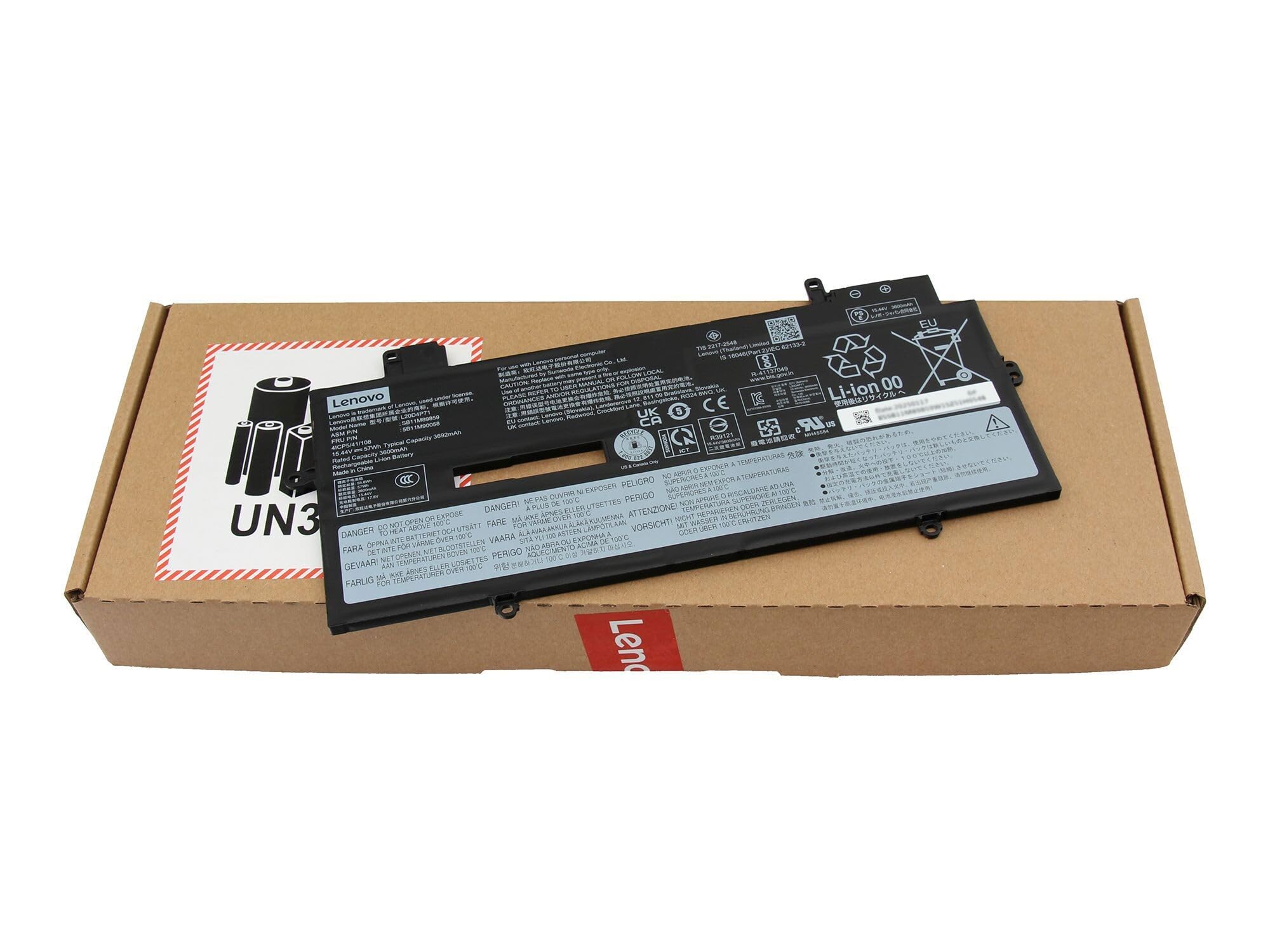 Lenovo 5B10W13973 Original Akku 57Wh für ThinkPad X1 Yoga 6th Gen (20XY/20Y0)