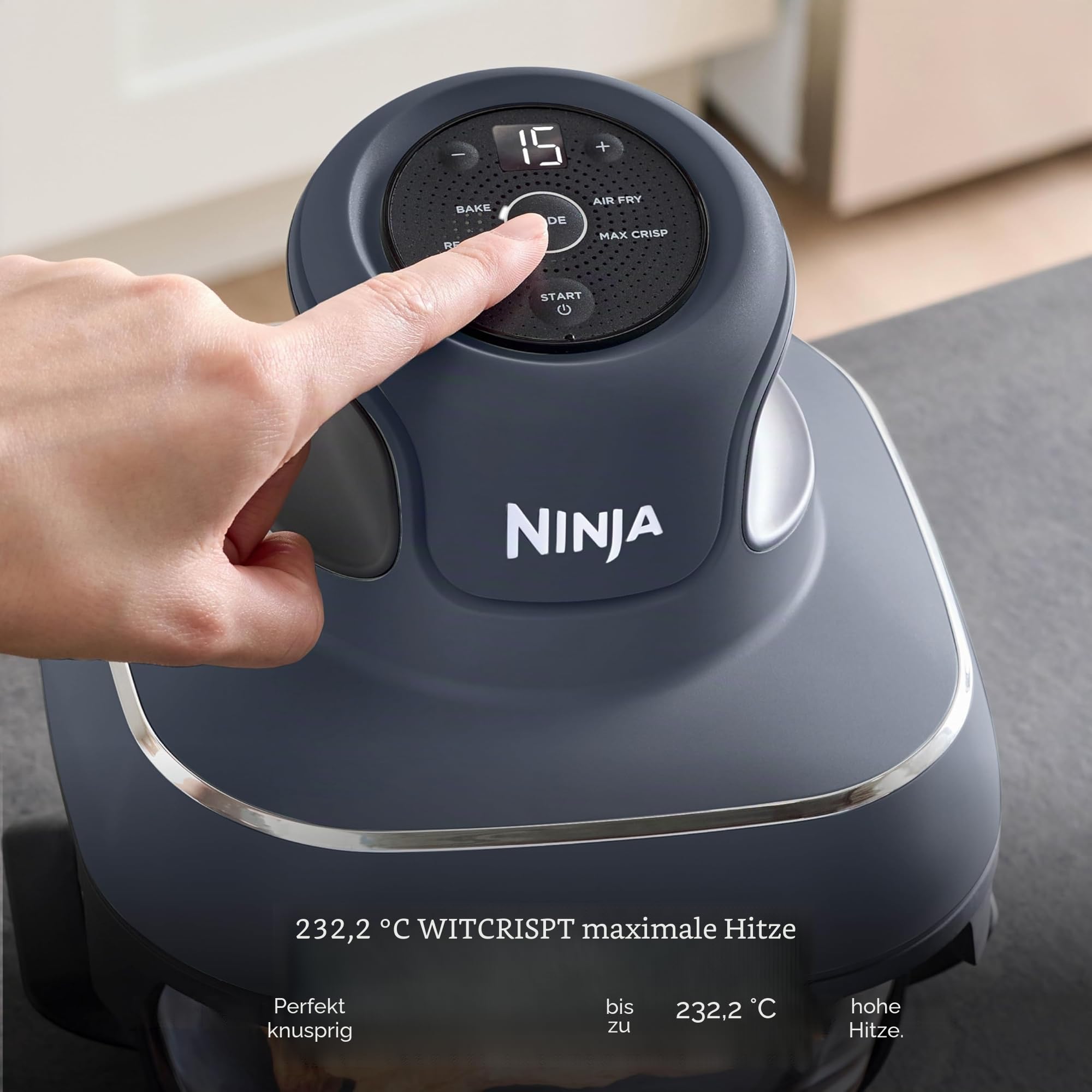 Ninja Crispi – Tragbares Kochsystem mit Crispi PowerPod, 6 Tassen und 4 Tempware-Glas-Tassen, hitzebeständig, Aufbewahrungsdeckel, mikrowellengeeignet