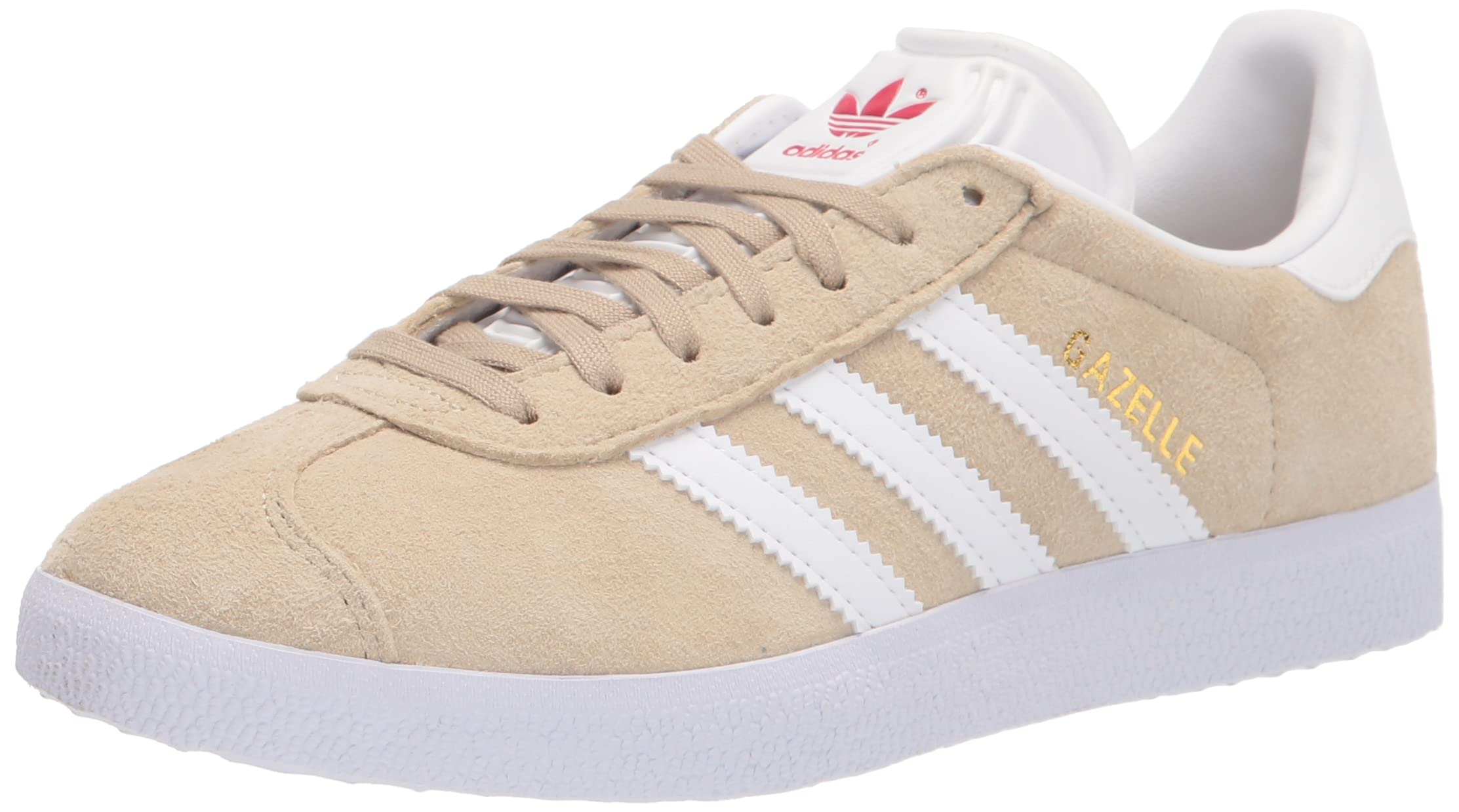 adidas Originals Gazelle Savannah/White/Glory Red 5 B - Medium