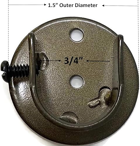 Miniatura 7 de Urbanest Soporte de barra de cortina de montaje interior de 58 a 34 pulgadas para marco de ventana, armario y soporte de extremo de barra de cortina