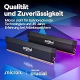 Crucial Pro RAM DDR5 32Go Kit (2x16Go) 6000MHz CL36, Overclocking Gaming, Intel XMP 3.0 / AMD Expo, PC Mémoire, Noir - CP2K16G60C36U5B - 6