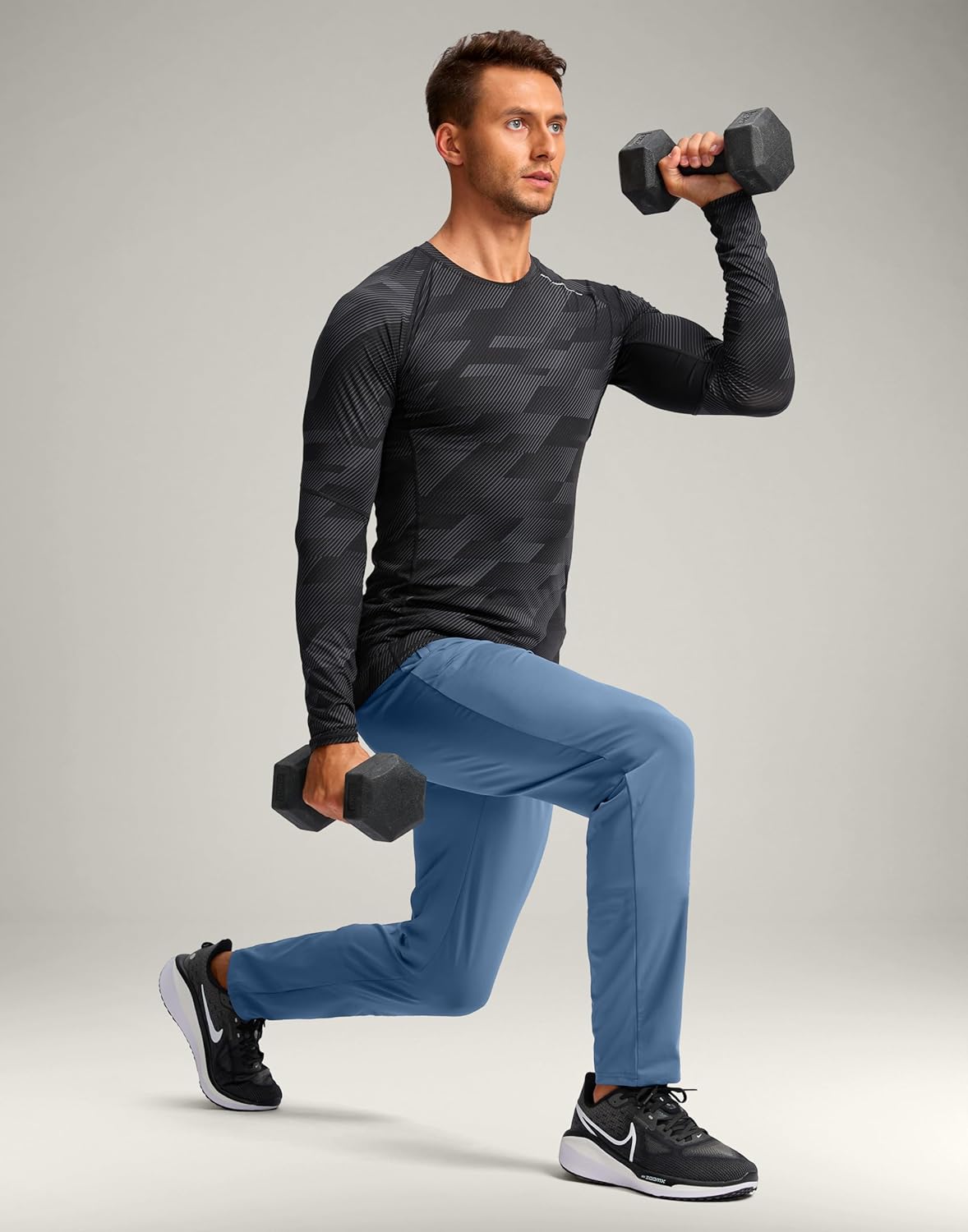 Pudolla 32"/34"/36"/38" Inseam Men's Tall Sweatpants with Zipper Pockets Lightweight Joggers for Athletic Workout Casual - Image 6