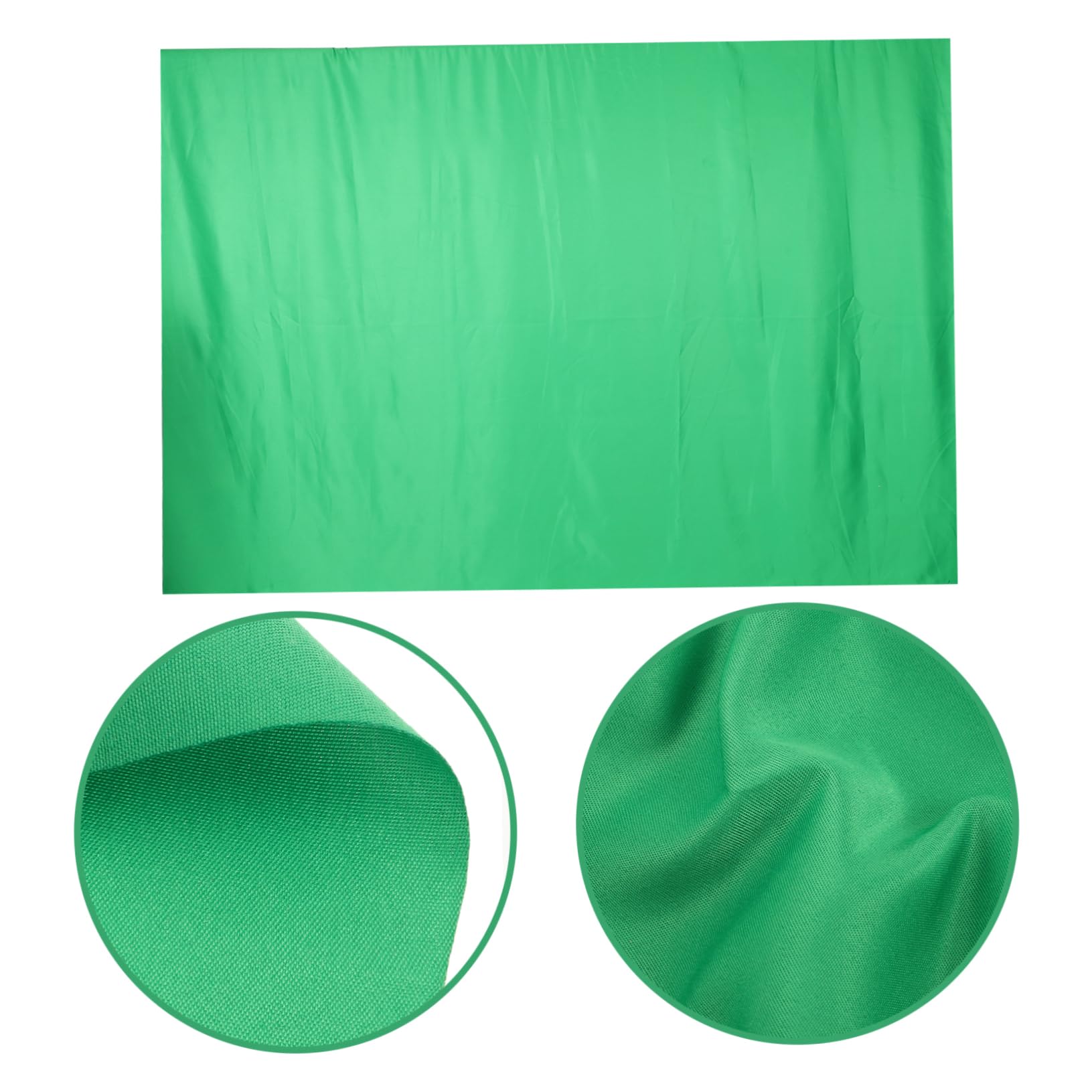 SHINEOFI Sfondo Fotografico Verde in Tessuto Cuciture per Live Streaming e Riprese Video Sfondo Chroma Key Pieghevole e per Studio e Ritratto