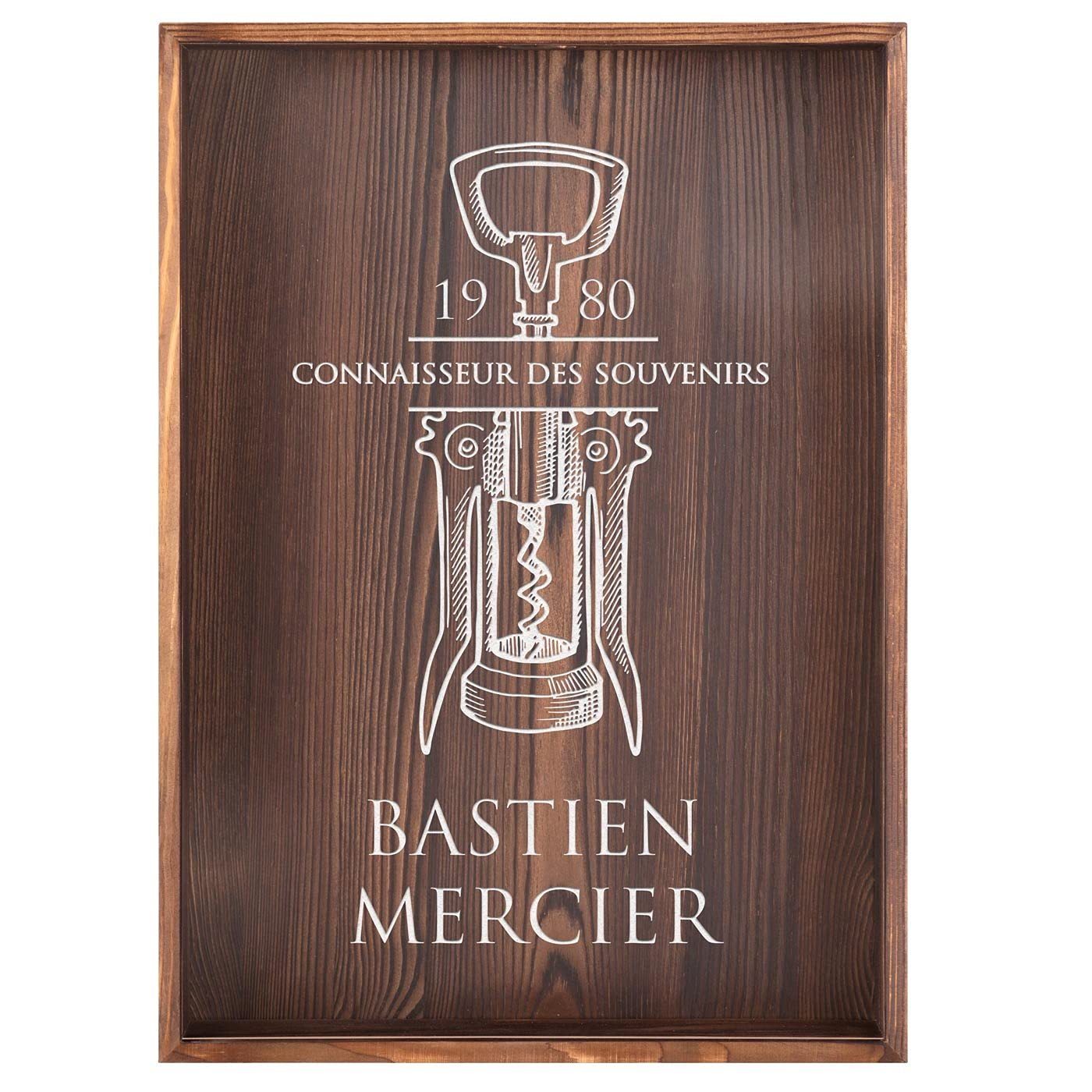 Maverton Boîte aux Bouchons pour Homme - Coffret Personnalisé pour Collectionneurs de Capsules - Ouvre-bière inclus - Cadeau Homme - Cadeau Anniversaire Homme - Cadeau Personnalisé - tire-bouchon
