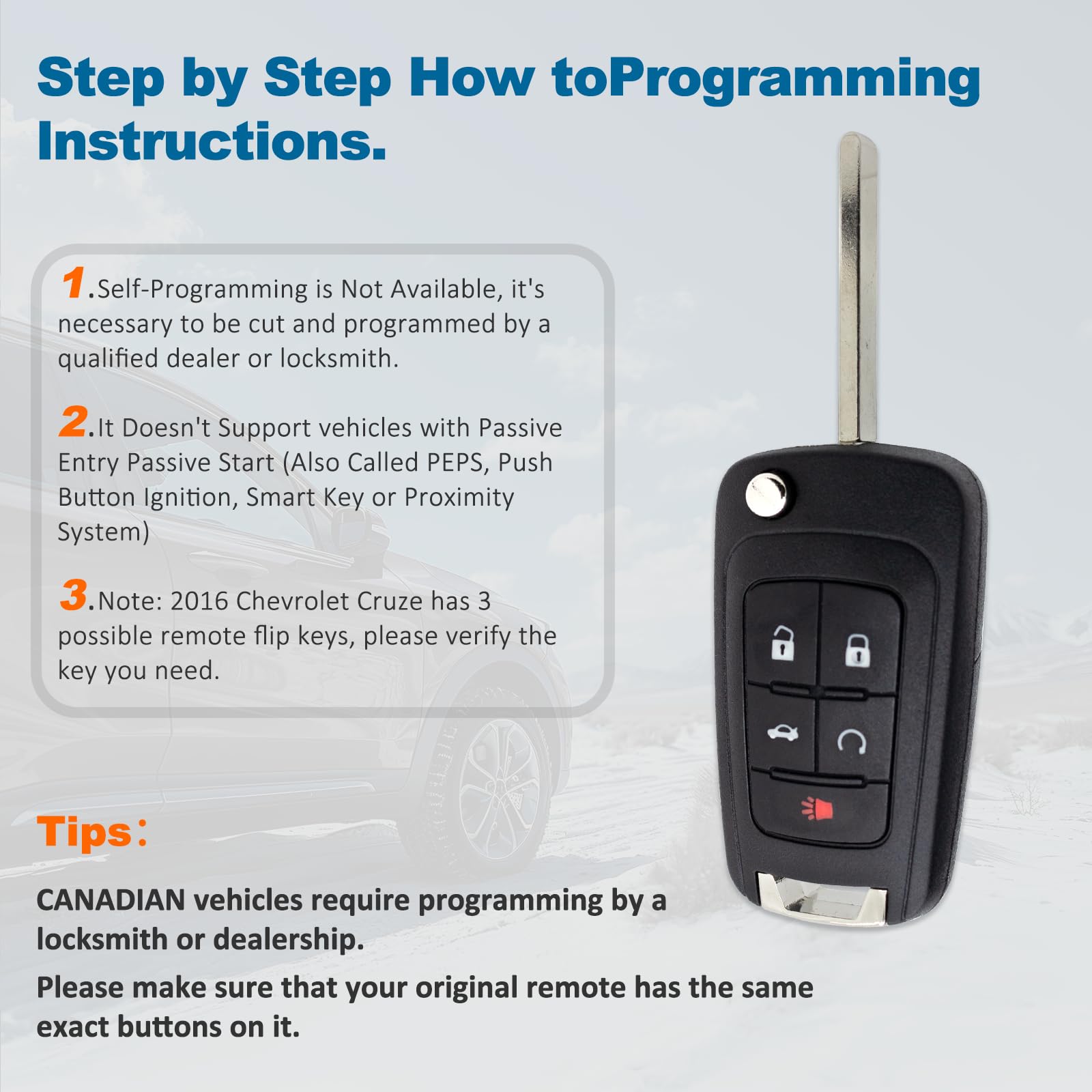 2011 2012 2013 2014 2015 2016 Chevy Camaro Keyless - Foto 4