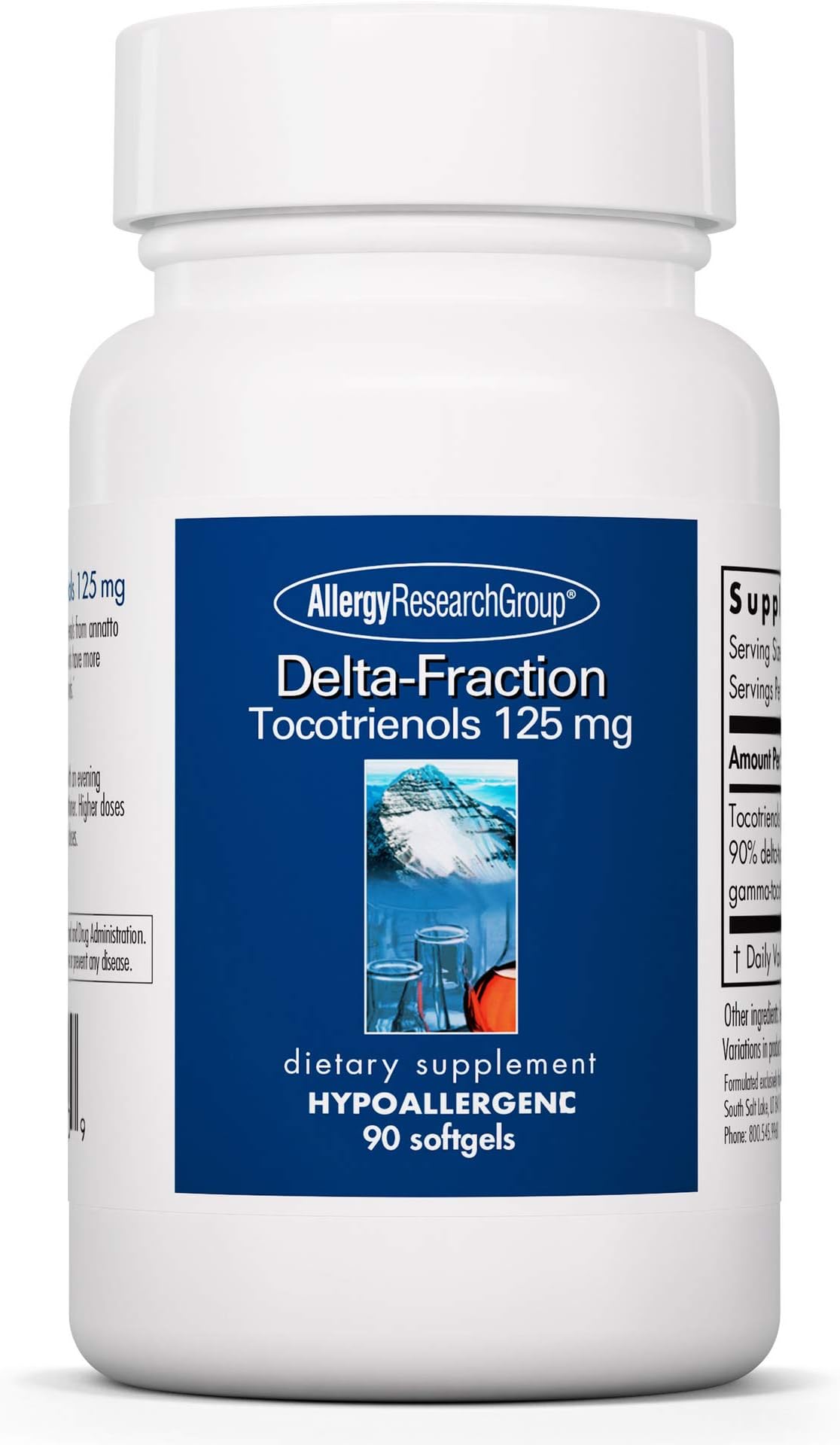 Delta-Fraction Tocotrienols 125 mg 90 Softgels