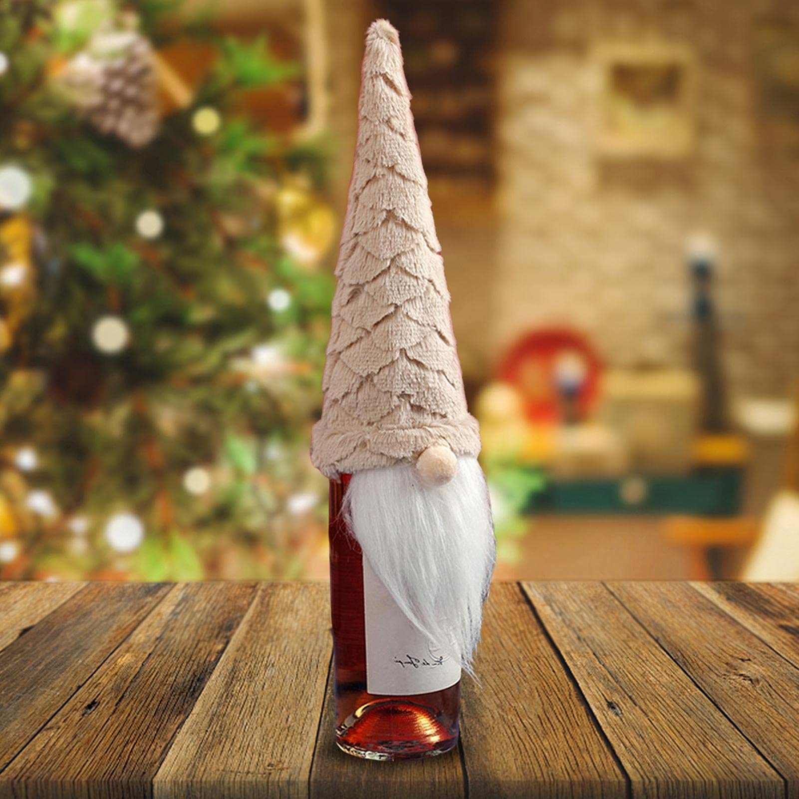 3 tappi per bottiglie di vino per le feste: graziosi gnomi per