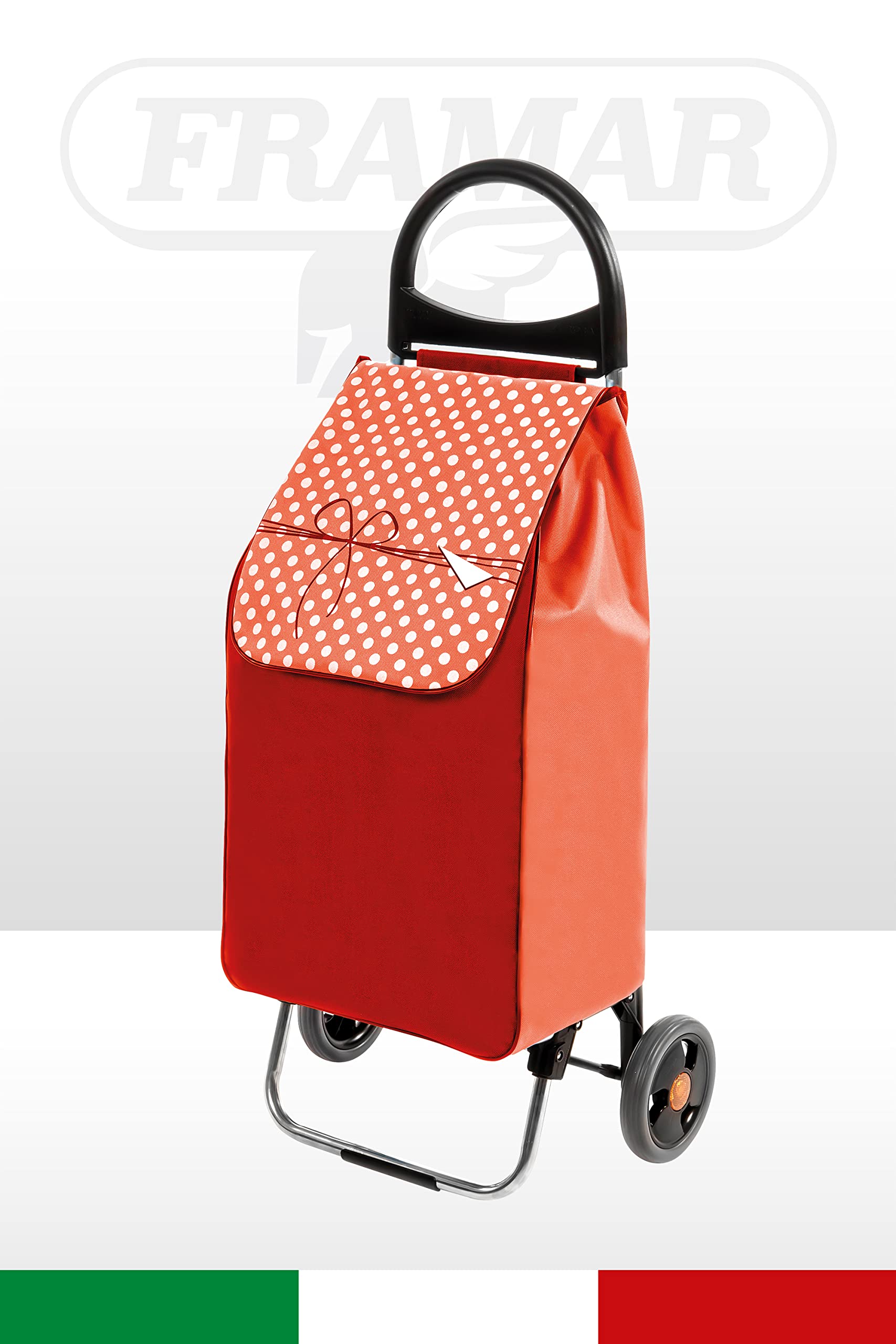 FRAMAR CASUAL - Carrello portaspesa 2 ruote con borsa impermeabile