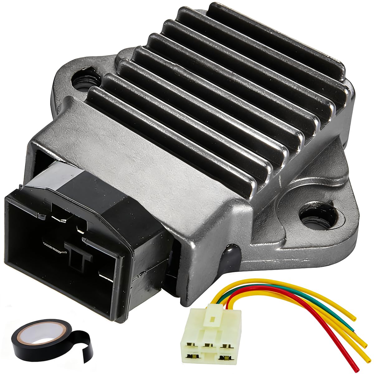Regolatore di tensione/raddrizzatore per moto per Honda CB400 CB500 CB600 Varadero VFR RVF VT XL 125 Moto 1600-KY2-703 SH633-12 SH638-12 SH638-12 3 pezzi, con cablaggio a 5 pin