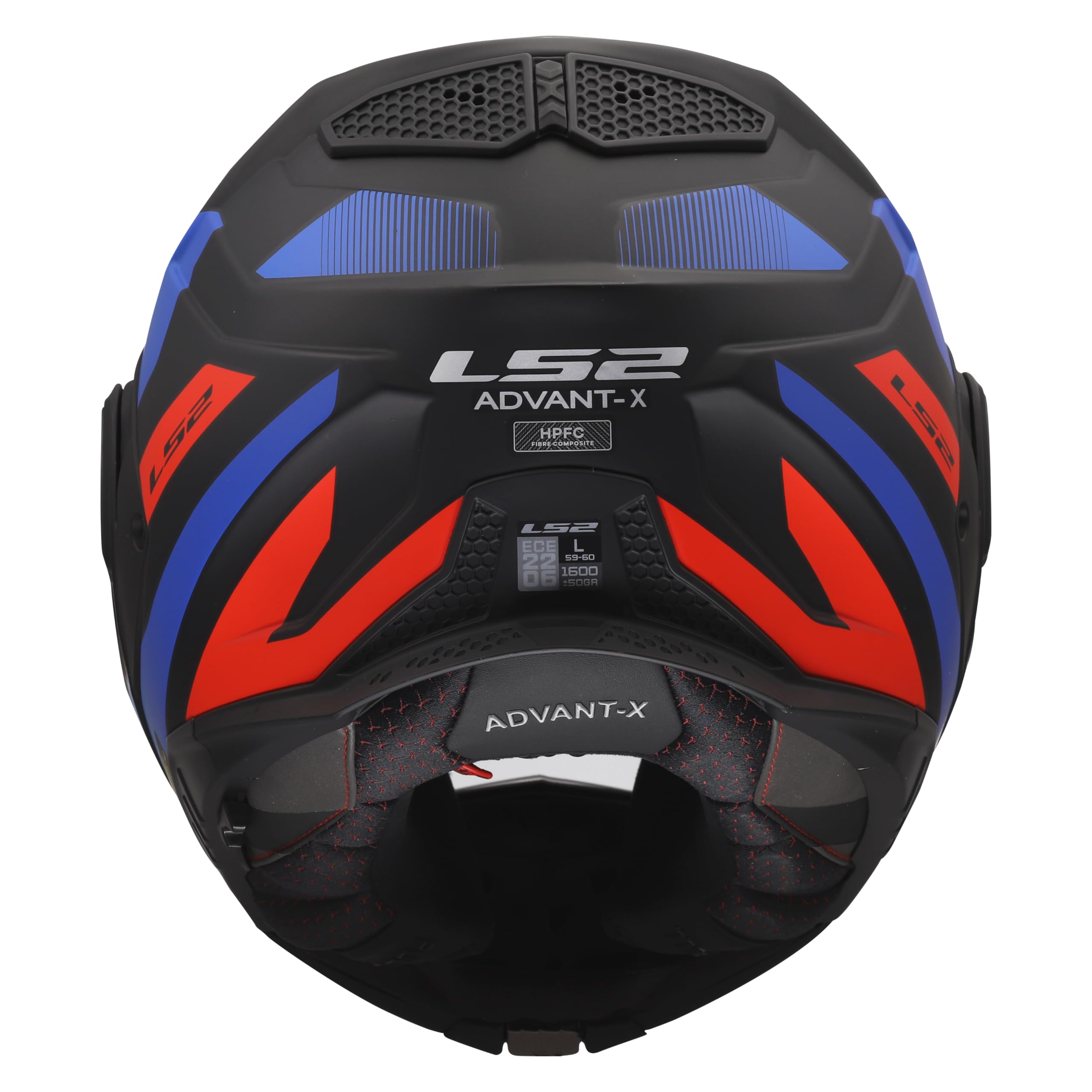 LS2, Casco Moto Modulare ADVANT X NOVA Black Red Blue, XL