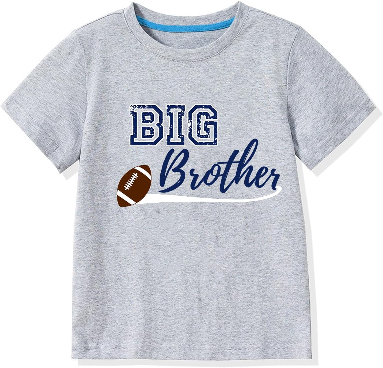 Big Brother Shirts Baseball Basketball Football Theme Big Bro T-Shirts Cotton Short Sleeve Tees 2-12 Years
