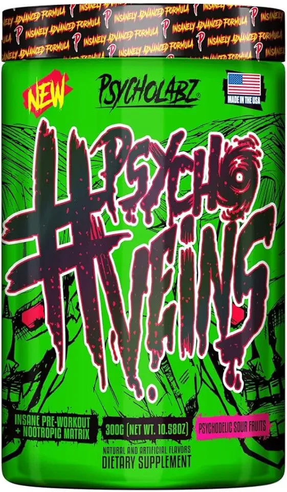 Pré-Treino Psycho Veins 300g Sour Fruits