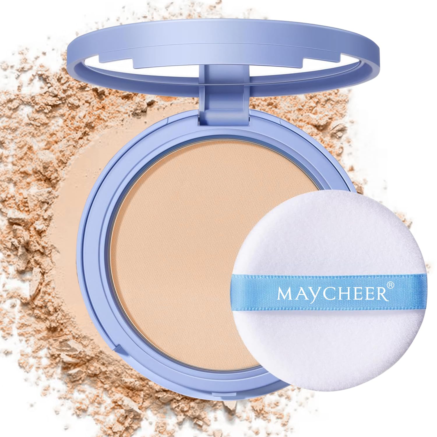 Oil Control Face Pressed Powder 02 Beige, Matte Smooth Finishing Powder 02 Natural 1.06 Ounce (Pack of 1)