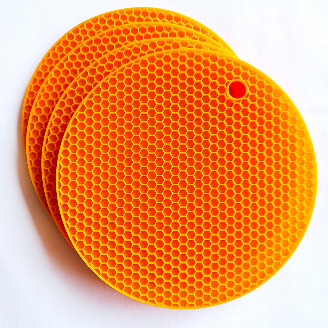 Lot De 4 Dessous De Plat + 1 Paire De Gants De Four En Silicone - Antidérapants, Résistants à 240°C, Lavables Au Lave-vaisselle