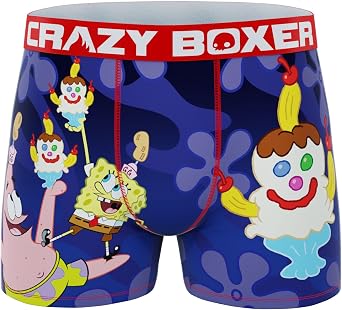 CRAZYBOXER Mens Underwear Coca Cola Freedom of movement Stretch Boxer Brief Durable